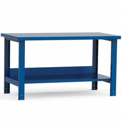Rousseau Metal - Stationary Work Benches, Tables Type: Work Bench Top Material: Painted Steel - Apex Tool & Supply