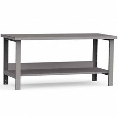 Rousseau Metal - Stationary Work Benches, Tables Type: Work Bench Top Material: Painted Steel - Apex Tool & Supply