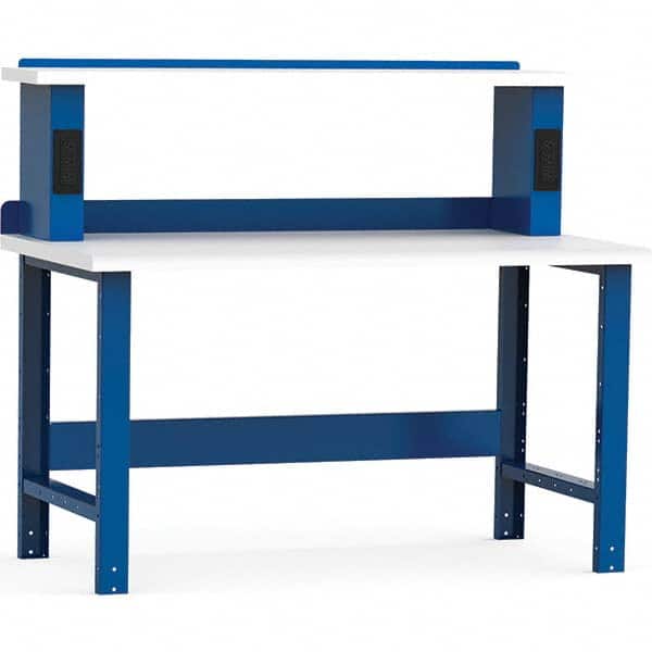 Rousseau Metal - Stationary Work Benches, Tables Type: Work Bench Top Material: Laminated Plastic - Apex Tool & Supply