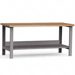 Rousseau Metal - Stationary Work Benches, Tables Type: Work Bench Top Material: Laminated Wood - Apex Tool & Supply