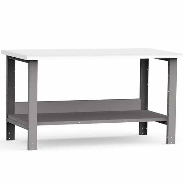 Rousseau Metal - Stationary Work Benches, Tables Type: Work Bench Top Material: Laminated Plastic - Apex Tool & Supply