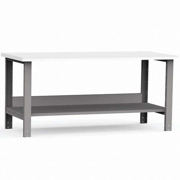 Rousseau Metal - Stationary Work Benches, Tables Type: Work Bench Top Material: Laminated Plastic - Apex Tool & Supply
