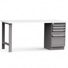 Rousseau Metal - Stationary Work Benches, Tables Type: Work Bench Top Material: Laminated Plastic - Apex Tool & Supply
