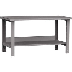 Rousseau Metal - Stationary Work Benches, Tables Type: Work Bench Top Material: Painted Steel - Apex Tool & Supply