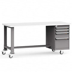 Rousseau Metal - Mobile Work Benches Type: Mobile Workbench Length: 60 (Inch) - Apex Tool & Supply