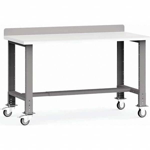 Rousseau Metal - Stationary Work Benches, Tables Type: Work Bench Top Material: Laminated Plastic - Apex Tool & Supply