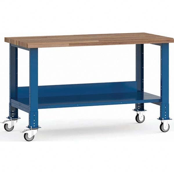 Rousseau Metal - Mobile Work Benches Type: Mobile Workbench Length: 60 (Inch) - Apex Tool & Supply