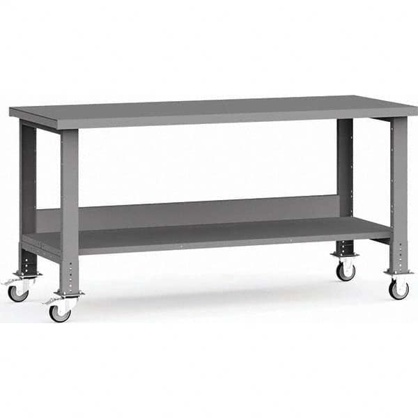 Rousseau Metal - Mobile Work Benches Type: Mobile Workbench Length: 72 (Inch) - Apex Tool & Supply