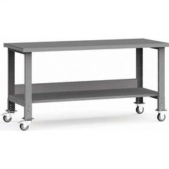 Rousseau Metal - Mobile Work Benches Type: Mobile Workbench Length: 72 (Inch) - Apex Tool & Supply