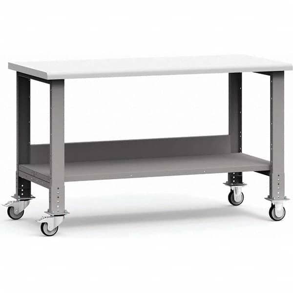 Rousseau Metal - Mobile Work Benches Type: Mobile Workbench Length: 60 (Inch) - Apex Tool & Supply