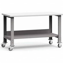 Rousseau Metal - Mobile Work Benches Type: Mobile Workbench Length: 60 (Inch) - Apex Tool & Supply