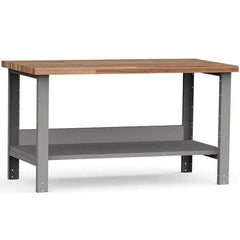 Rousseau Metal - Stationary Work Benches, Tables Type: Work Bench Top Material: Laminated Wood - Apex Tool & Supply