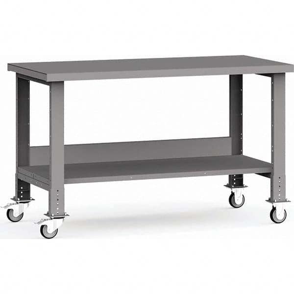 Rousseau Metal - Mobile Work Benches Type: Mobile Workbench Length: 60 (Inch) - Apex Tool & Supply