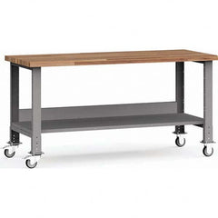 Rousseau Metal - Mobile Work Benches Type: Mobile Workbench Length: 72 (Inch) - Apex Tool & Supply