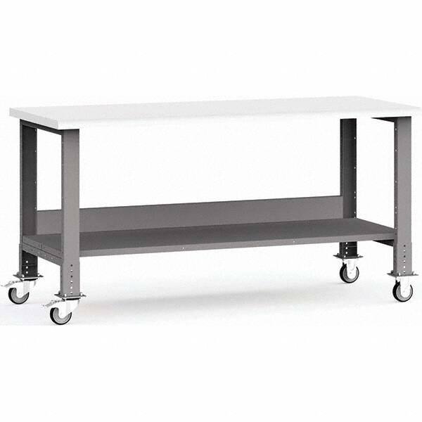 Rousseau Metal - Mobile Work Benches Type: Mobile Workbench Length: 72 (Inch) - Apex Tool & Supply