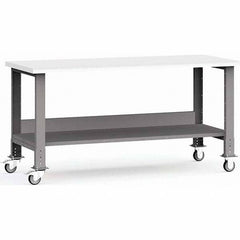 Rousseau Metal - Mobile Work Benches Type: Mobile Workbench Length: 72 (Inch) - Apex Tool & Supply