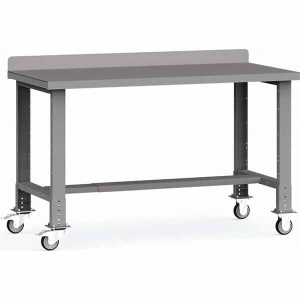 Rousseau Metal - Mobile Work Benches Type: Mobile Workbench Length: 60 (Inch) - Apex Tool & Supply