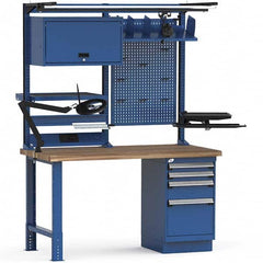 Rousseau Metal - Stationary Workstations Type: Work Center Load Capacity (Lb.): 2750 - Apex Tool & Supply