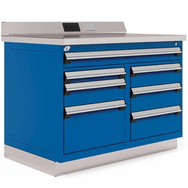 Rousseau Metal - Stationary Workstations Type: Work Center Load Capacity (Lb.): 2000 - Apex Tool & Supply