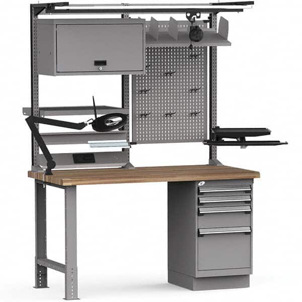 Rousseau Metal - Stationary Workstations Type: Work Center Load Capacity (Lb.): 2750 - Apex Tool & Supply