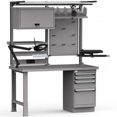 Rousseau Metal - Stationary Workstations Type: Work Center Load Capacity (Lb.): 1100 - Apex Tool & Supply