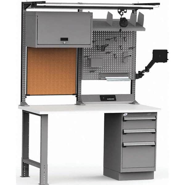 Rousseau Metal - Stationary Workstations Type: Work Center Load Capacity (Lb.): 775 - Apex Tool & Supply