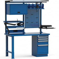 Rousseau Metal - Stationary Workstations Type: Work Center Load Capacity (Lb.): 1100 - Apex Tool & Supply
