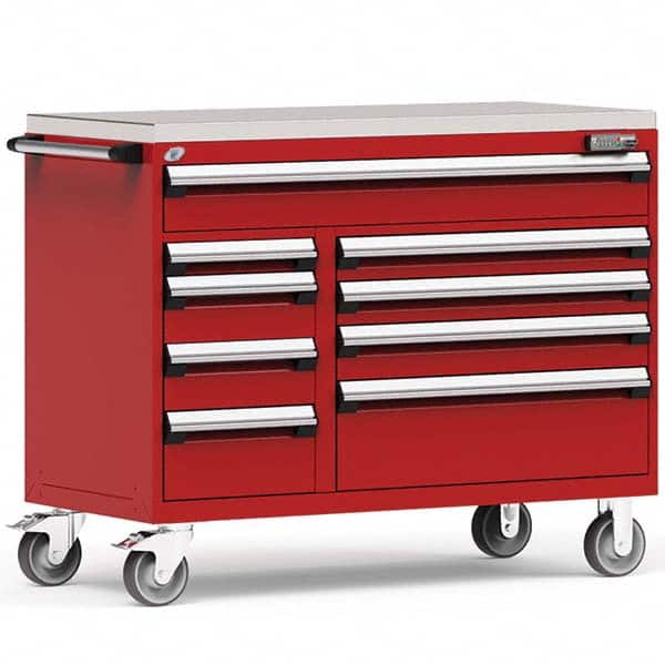Rousseau Metal - Tool Roller Cabinets Drawers Range: 5 - 10 Drawers Width Range: 48" and Wider - Apex Tool & Supply