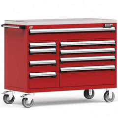 Rousseau Metal - Tool Roller Cabinets Drawers Range: 5 - 10 Drawers Width Range: 48" and Wider - Apex Tool & Supply