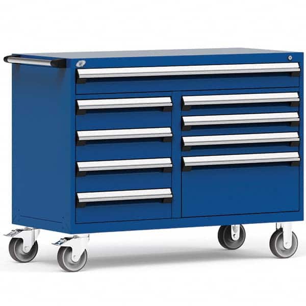 Rousseau Metal - Tool Roller Cabinets Drawers Range: 5 - 10 Drawers Width Range: 48" and Wider - Apex Tool & Supply