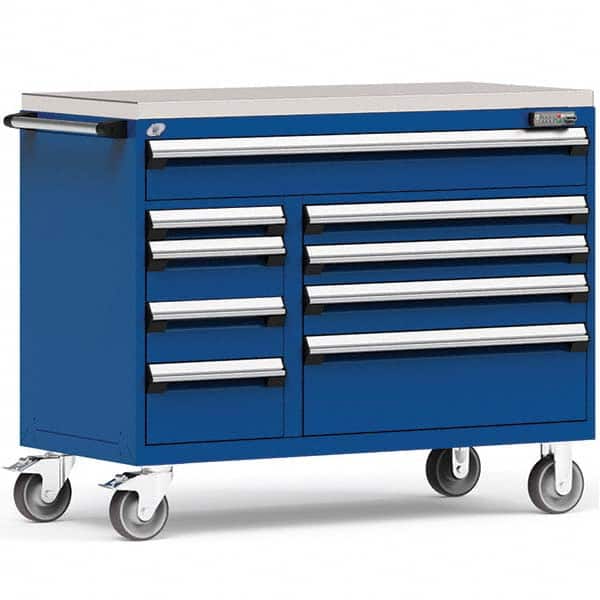 Rousseau Metal - Tool Roller Cabinets Drawers Range: 5 - 10 Drawers Width Range: 48" and Wider - Apex Tool & Supply