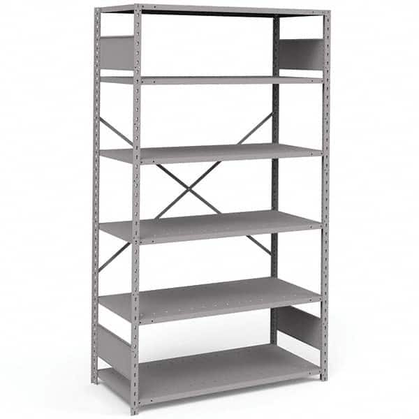 Rousseau Metal - Steel Shelving Type: Shelving Starter or Add-On: Starter - Apex Tool & Supply
