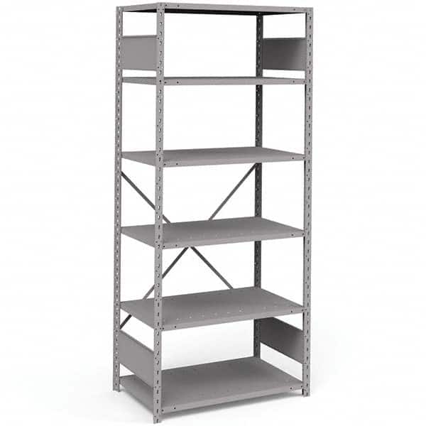 Rousseau Metal - Steel Shelving Type: Shelving Starter or Add-On: Starter - Apex Tool & Supply