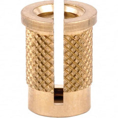 E-Z LOK - Press Fit Threaded Inserts Type: Flanged For Material Type: Plastic - Apex Tool & Supply