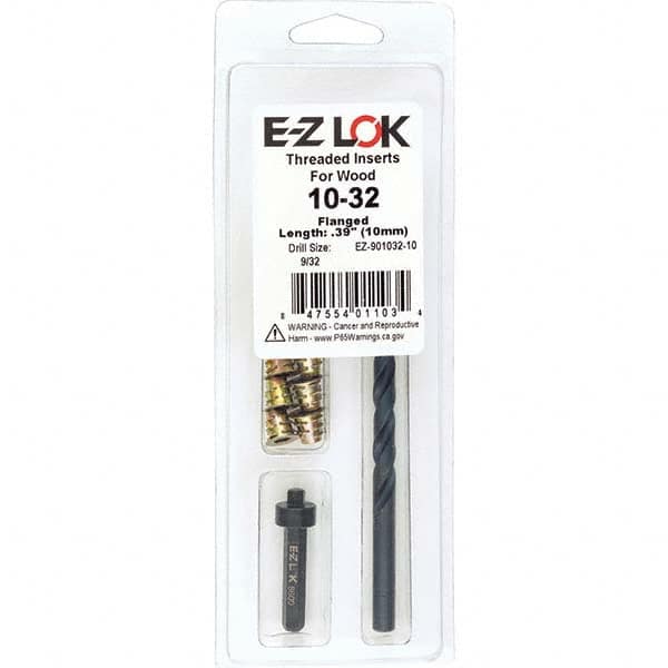 E-Z LOK - Thread Repair Kits Insert Thread Size (Inch): #10-32 Includes Drill: Yes - Apex Tool & Supply