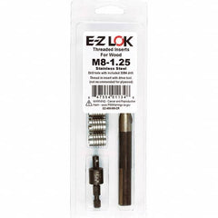 E-Z LOK - Thread Repair Kits Insert Thread Size (mm): M8x1.25 Includes Drill: Yes - Apex Tool & Supply