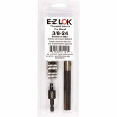 E-Z LOK - Thread Repair Kits Insert Thread Size (Inch): 3/8-24 Includes Drill: Yes - Apex Tool & Supply