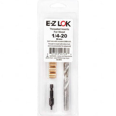 E-Z LOK - Thread Repair Kits Insert Thread Size (Inch): 1/4-20 Includes Drill: Yes - Apex Tool & Supply