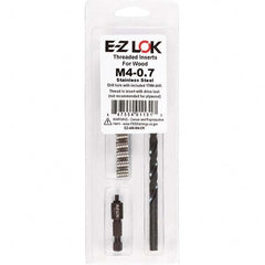 E-Z LOK - Thread Repair Kits Insert Thread Size (mm): M4x0.70 Includes Drill: Yes - Apex Tool & Supply