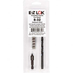 E-Z LOK - Thread Repair Kits Insert Thread Size (Inch): #8-32 Includes Drill: Yes - Apex Tool & Supply
