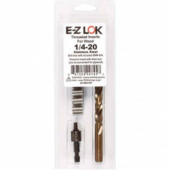 E-Z LOK - Thread Repair Kits Insert Thread Size (Inch): 1/4-20 Includes Drill: Yes - Apex Tool & Supply