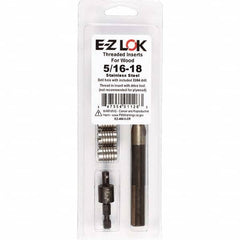 E-Z LOK - Thread Repair Kits Insert Thread Size (Inch): 5/16-18 Includes Drill: Yes - Apex Tool & Supply
