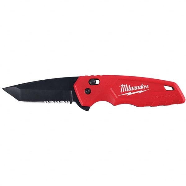 Milwaukee Tool - Pocket & Folding Knives Knife Type: Folding Knife Edge Type: Serrated - Apex Tool & Supply