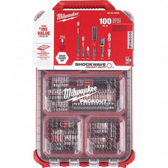 Milwaukee Tool - Power & Impact Screwdriver Bit Sets Point Type: Phillips; Slotted; Square; Torx Tool Type: Driver Bit - Apex Tool & Supply