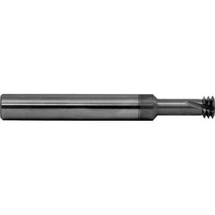 Cleveland - Straight Flute Thread Mills Pitch (mm): 0.45 Thread Size (mm): M2.5 - Apex Tool & Supply