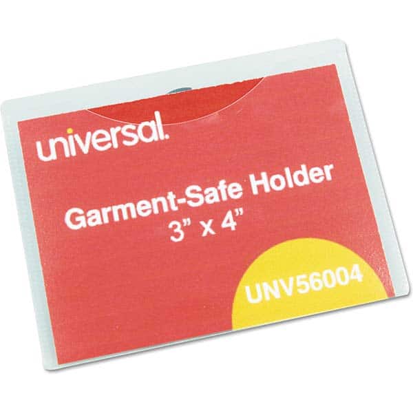 UNIVERSAL - Badge Holders Attachment Type: Clip-On Horizontal or Vertical Holder: Horizontal - Apex Tool & Supply