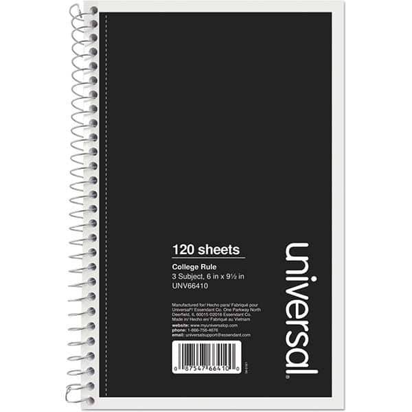 UNIVERSAL - Note Pads, Writing Pads & Notebooks Writing Pads & Notebook Type: Notebook Size: 9-1/2 x 6 - Apex Tool & Supply