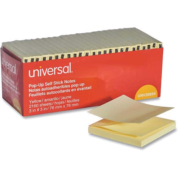 UNIVERSAL - Note Pads, Writing Pads & Notebooks Writing Pads & Notebook Type: Self-Stick Notes Size: 3 x 3 - Apex Tool & Supply