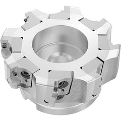 Seco - Indexable Square-Shoulder Face Mills Cutting Diameter (mm): 125.00 Cutting Diameter (Inch): 4.921 - Apex Tool & Supply