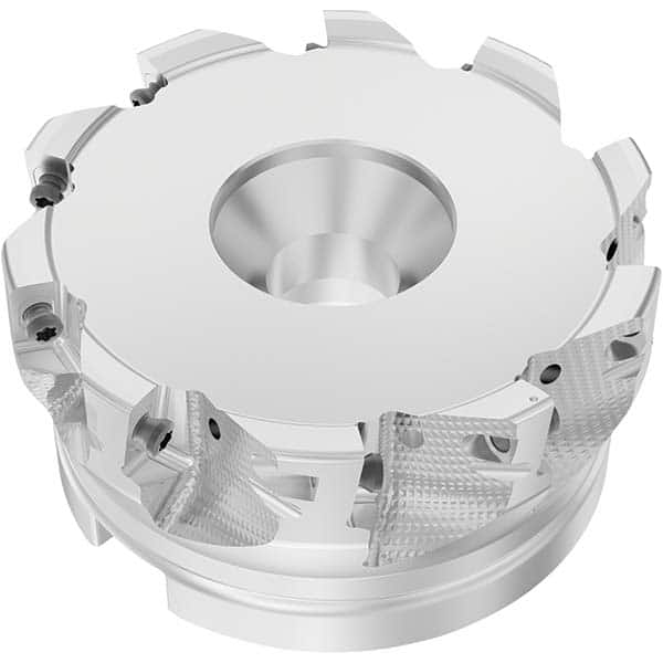 Seco - Indexable Square-Shoulder Face Mills Cutting Diameter (Inch): 4 Cutting Diameter (Decimal Inch): 4.0000 - Apex Tool & Supply